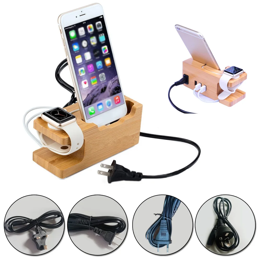Горячая зарядка подставка держатель зарядная док-станция 3 USB порта для Apple Watch зарядное устройство абсолютно новое и высокое качество