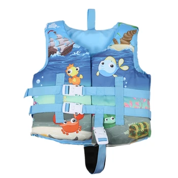 

Cartoon Children's Life Jacket Buoyancy Vest Cute Baby Floating Suit Swimming Foam Belt Safety Buckle Environmental Protection L