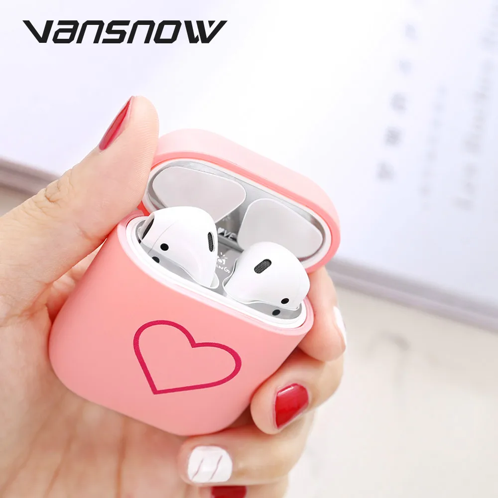 

For Apple Airpods Case Smiling Face Matte Hard Protective Cute Case Wireless Bluetooth Earphone Case for Airpods Accessories