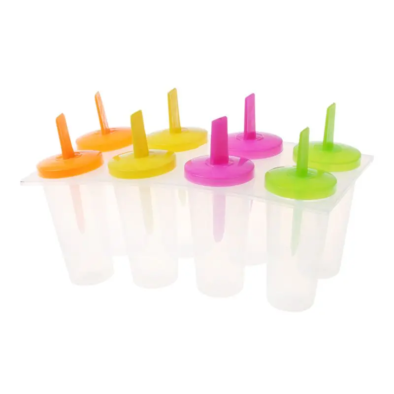 Набор из 8 палочек Sorbet кубик льда Форма для изготовления мороженого Popsicle йогурт
