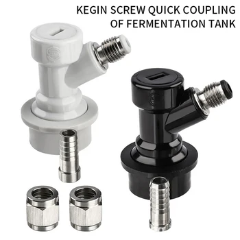 

Beer Brewing Carbonation Cap with 5/16" Barb Ball Lock Disconnect Set,Fit Cola Soda Beer and Most of Soft Dring Pet Bottles