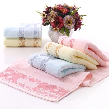 

All-cotton Face Towel Absorbent Towel Wide Forging Jacquard Apple Towel Commodity Zero Twist Towel Pure Cotton