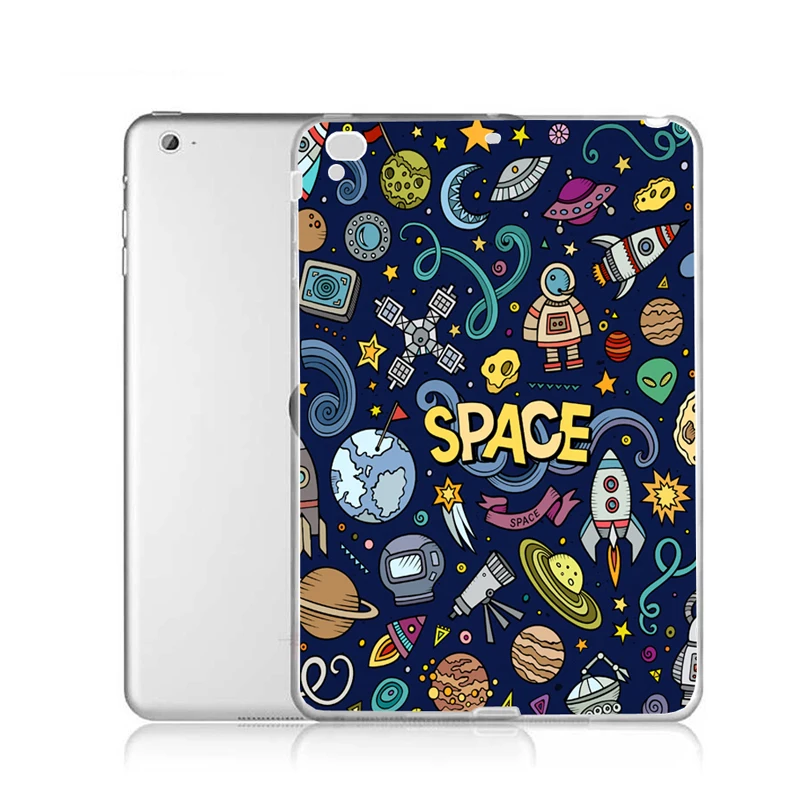 Чехол для iPad 9 7 2017 2018 силиконовый прозрачный матовый тонкий чехол из тпу Air 1 2 Pro