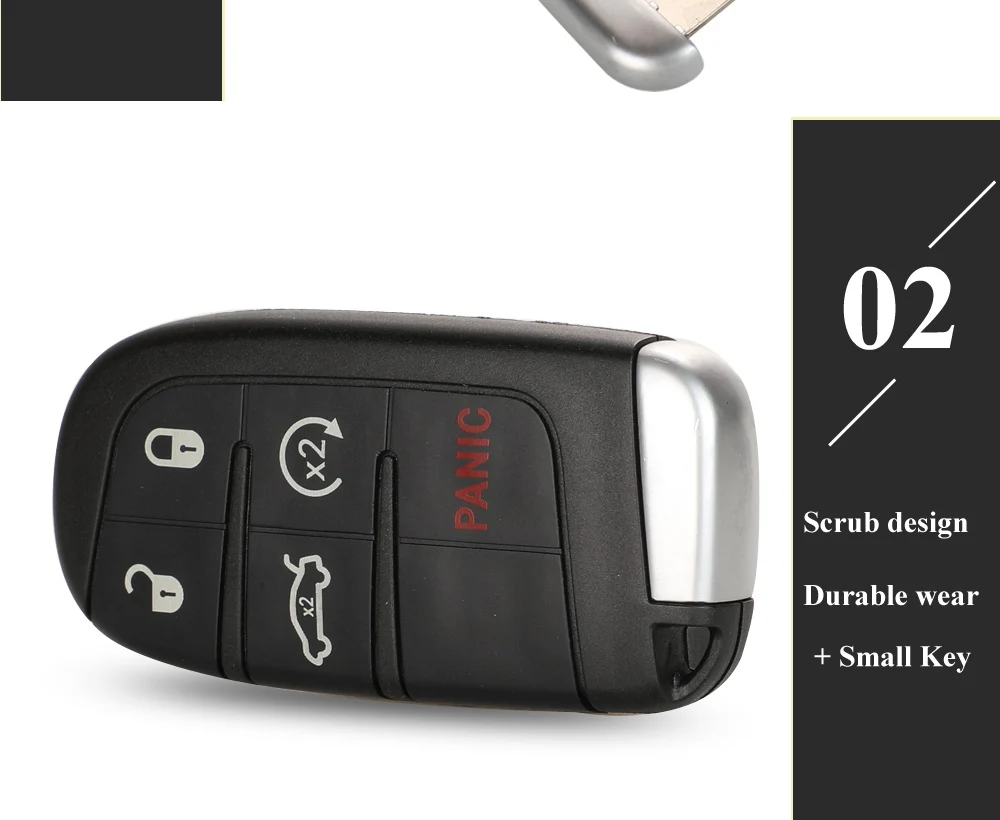 Jinyuqin автомобильный умный чехол для ключей Dodge Ram 1500 Journey Charger Дротика Challenger Durango Fiat Jeep Grand Cherokee