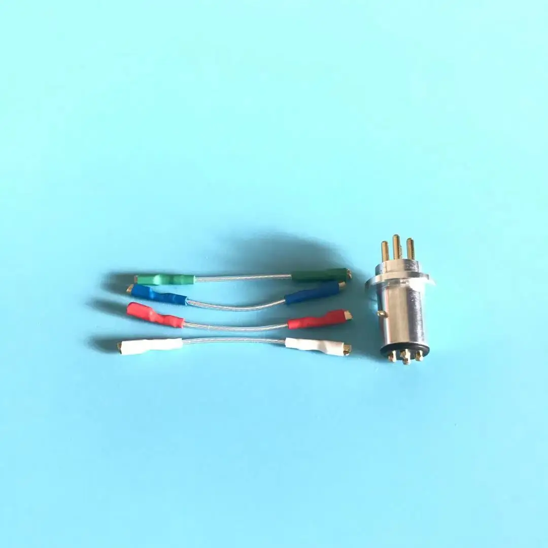 STEREO TURNTABLE FOUR PIN 4 PIN CONNECTOR HEADSHELL CN5625 For Technics1200 1210 with CARTRIDGE WIRES
