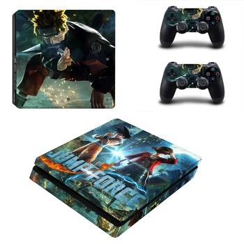 

Jump Force Style Skin Sticker for PS4 Slim Console & Controllers Decal Vinyl Skins Cover Game Accessories YSP4S-3392