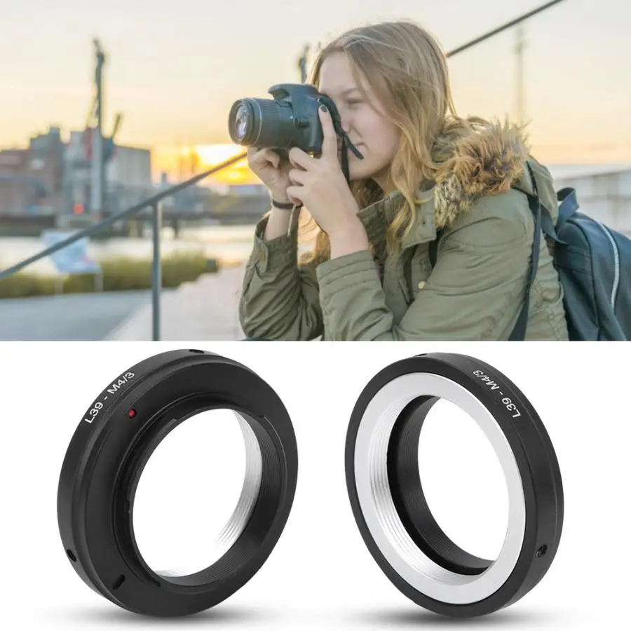 Адаптер для объектива speed/ 3 переходное кольцо из алюминиевого сплава Leica L39 M4/3