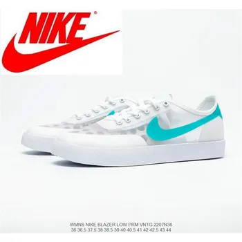 

Original Nike Blazer Low Prm Vntg trailblazer comfortable translucent mesh upper Women's low-top skateboard shoes size36-40