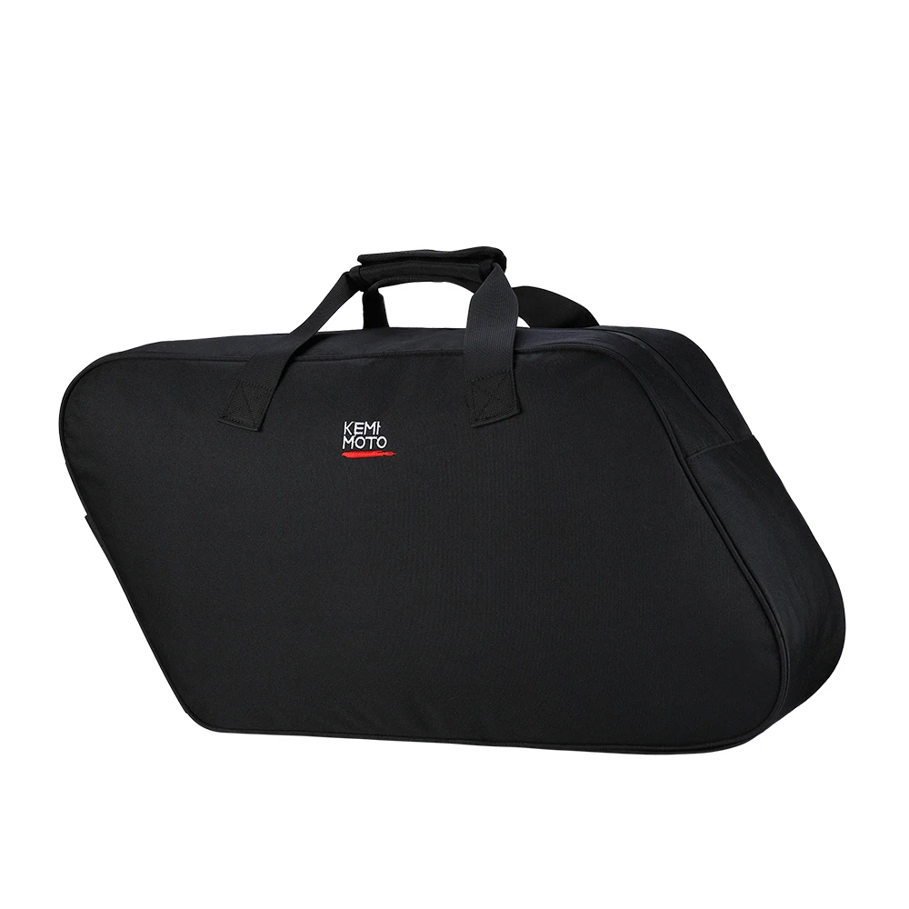 Black 1 pcs Мотоциклетная седельная сумка, лайнер, тур Пак, органайзер, сумка для путешествий, дорога, король, улица, Электра, Glide, 1989-, жесткая седельная сумка - Название цвета: Black 1 pcs