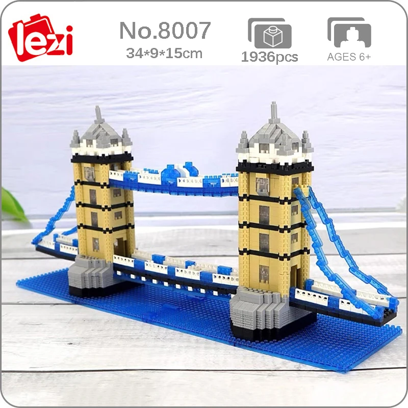 Конструктор Lezi лондонская башня модель 3D сделай сам 8007 | Игрушки и хобби