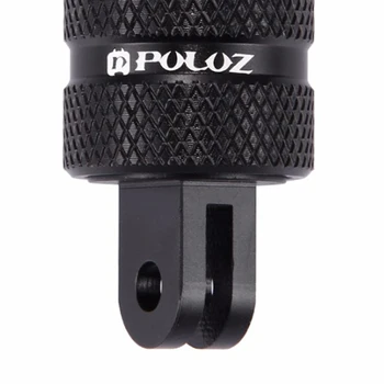 

PULUZ 360 Degree Rotation Connection Holder 1/4 Inch Screw Hole Tripod Mount CNC Adapter for GoPro, Xiaoyi and Sport Cameras & P