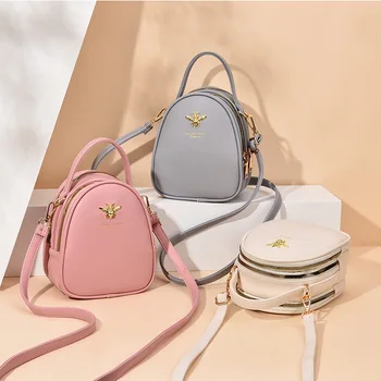 

Bag WOMEN'S Messenger Bag 2020 Spring and Summer New Style chao wang Red INS Mini Mobile Phone Small Bag Compact and Lightweight