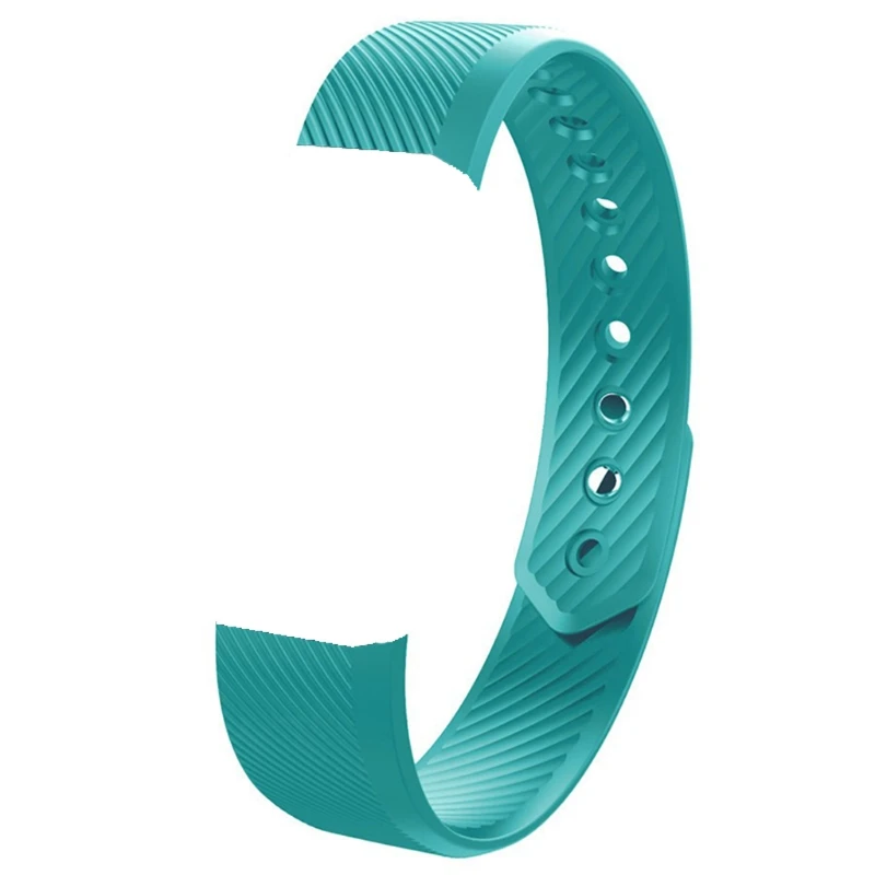 Силиконовый ремешок для часов с пряжкой для ID 115 Смарт часы браслет 77UA - Цвет: Зеленый
