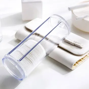 

Multi functional Round Container Cosmetic Makeup Cotton Pad Organizer Jewelry Storage Box Holder and Candy Jars
