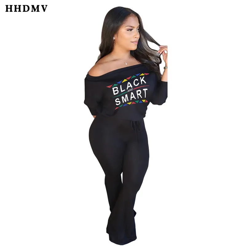 HHDMV TH3372 street casual style jumpsuits long sleeve card shoulder letters simple 2 color loose jumpsuits long pants - Цвет: Черный