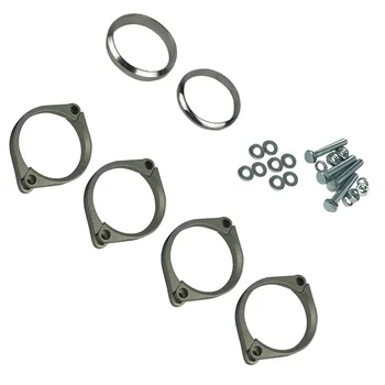 

For BMW E46 M3 Z4M Stainless Steel Exhaust Flange Muffler Back Box Repair Rusted Flange Clamp Kit
