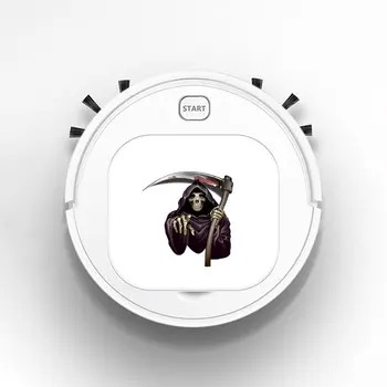 

Robot Vacuum Cleaner Intelligent Automatic Mopping Clean Robot for Hard Floor Carpet Creative Death Skull