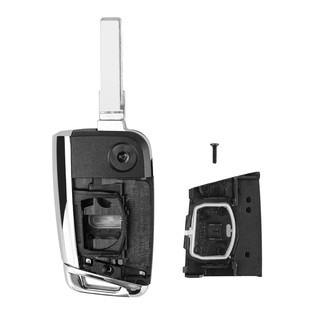 Чехол для автомобильного ключа OkeyTech V W Gollf MK7 Skoda Octavia Seat Golf 7 Polo Passat Mk2 Touran блестящий