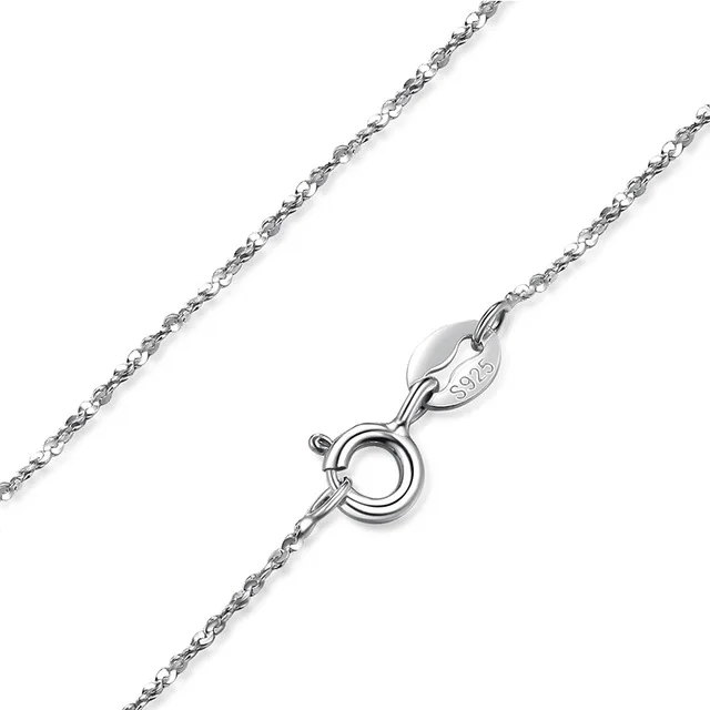 chanel necklace 100% Genuine 925 Sterling Silver Necklace Ingot Twisted Trace Belcher Snake Bar Singapore Box Chain Necklace Women Men TT1100% Genuine 925 Sterling Silver Necklace Ingot Twisted Trace Belcher Snake Bar Singapore Box Chain Necklace Women Men TT1 gold ring design 925 Silver Jewelry