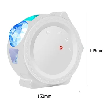 

Creative Starry Sky LED Moon Star Projector Light Battery Powered Rechargeable Children Kids Home Bedroom Night Lamp Gift