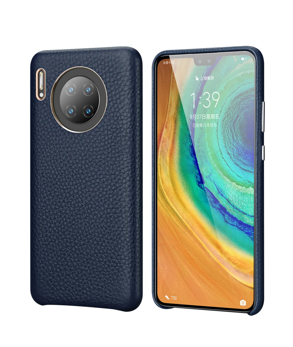 Винтажный чехол для телефона s для huawei mate 30/Pro, Роскошный чехол из натуральной кожи для huawei mate 30 Pro, жесткая защитная задняя крышка, оболочка