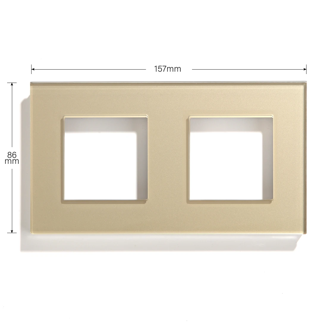 إطار مقبس جداري قياسي مع صفيحة معدنية ، لوحة مفاتي...