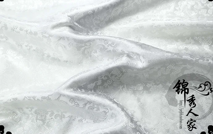 011 DIY Швейные принадлежности и ткани из парчи и атласной ткани серии Dragon ofTang Qipao шелк и атласная ткань
