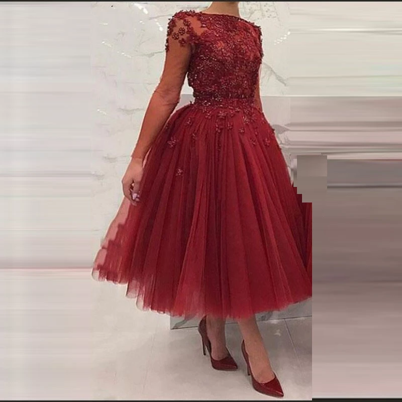 burgundy occasion dress
