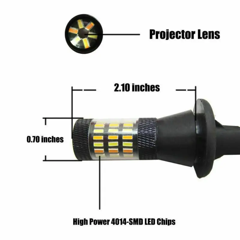 Светильник указателя поворота для DRL Switchback светодиодный сменный для Toyota Prius