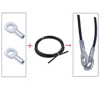 5/6mm Diameter Gym Cable Wire Rope PU Skin for Cable Machine Home Gym Weight Lift Pulley System Accessories Fitness Equipment 2