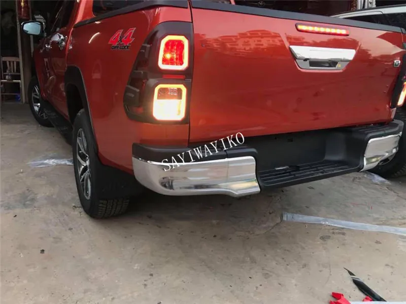Светодиодный задний фонарь для Toyota Hilux Revo-18 светодиодный фонарь капот светодиодный задний фонарь отделка капота пикап авто аксессуары