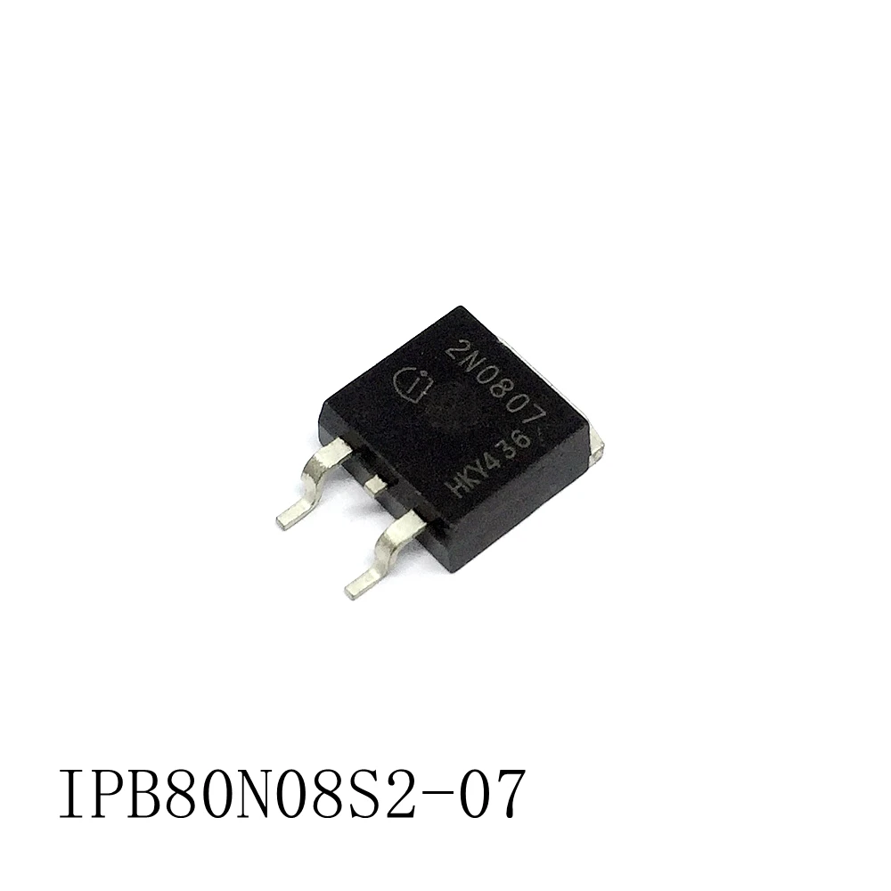 MOSFET IPB80N08S2-07-263 80A/75В 10 шт./лот новинка на