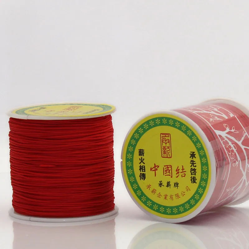 

Free Shipping! Terylene Cord Chinese Knot Red 1mm Dia,1 Roll(90M/Roll) (B22527)