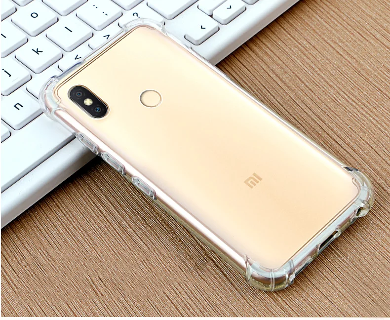 

Xiaomi Redmi Note 5 Case Anti-fall soft TPU silicone case for Xiaomi 1.5MM thick Clear cover for Xiaomi Redmi Note 5 Pro