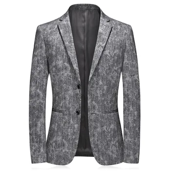 

EWQ / men's wear 2020 Spring fashion new Business Affairs casaul gray long sleeve Suit Loose Coat all-match blazers 9Y1449