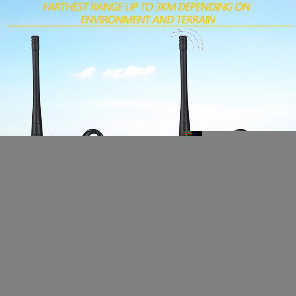 2 шт./лот BAOFENG BF-888S рация UHF двухстороннее радио baofeng 888s UHF 400-470 МГц 16CH портативный приемопередатчик с наушником