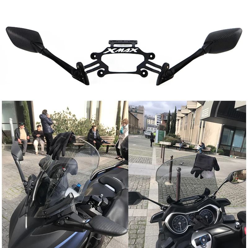 Мотоцикл модифицированный кронштейн боковые зеркала для Yamaha XMAX X-max 250 300 CNC