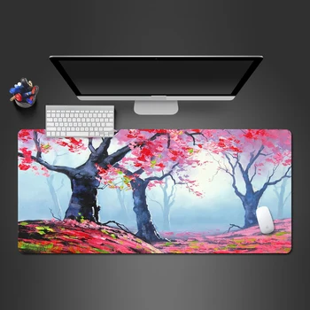 

Seasons Trees Red Trees Forest Mouse Pad High Quality Washable PC Game Mouse Pad Computer Keyboard Pad Hot Gaming Mousepad