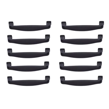 

10PCS 128mm Black Kitchen Cabinet Door Pulls Closet Drawer Bedroom Furniture Pull Handle