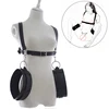 BDSM Thigh Sling Spreader,Leg Open Restraint Bondage Harness with Handcuffs,Sex Position Aid,Sexy Costumes 1