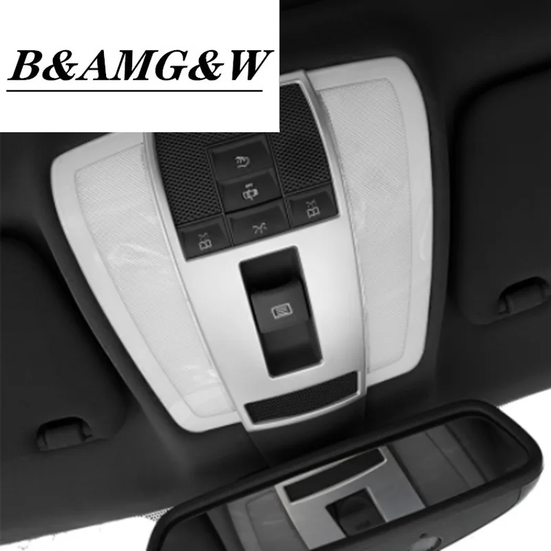 

Car-styling metal reading light frame trim decoration stickers Cover For Merceders Benz C Class W204 2009-2014 auto accessories