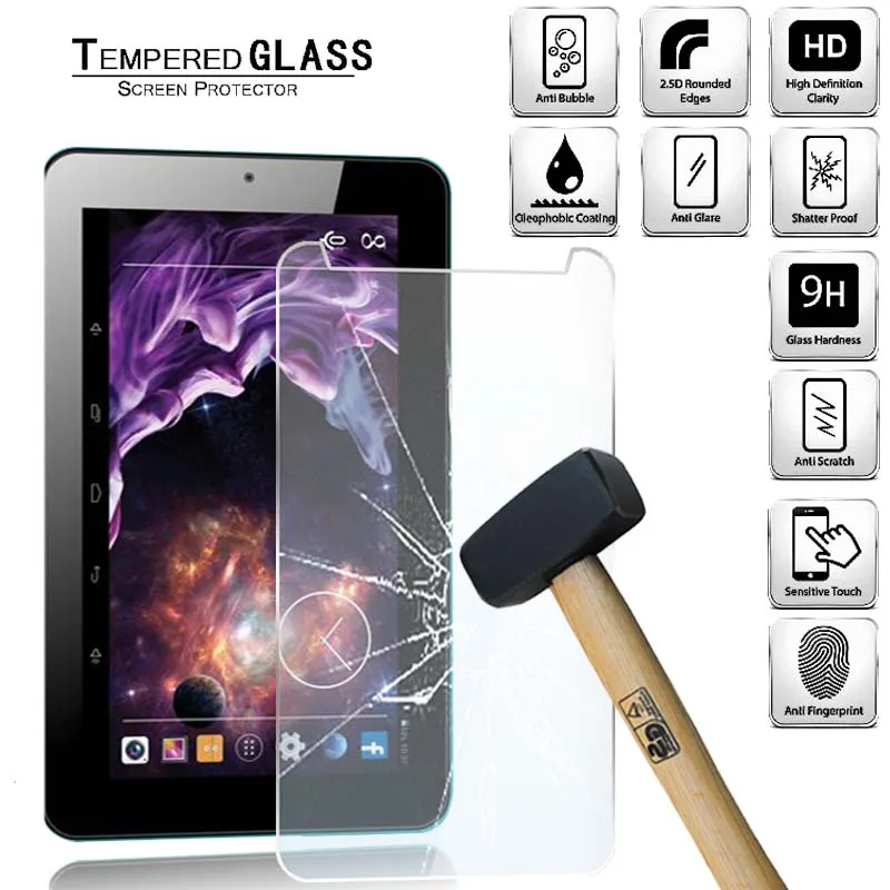 

Tablet Tempered Glass Screen Protector Cover for Estar Beauty HD Quad 7.0 HD Eye Protection Anti-Screen Breakage Tempered Film