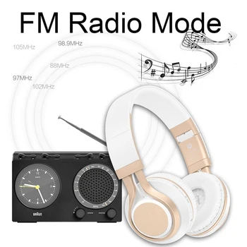 

2020 New product HiFi Bass Earphones Wireless Stereo Bluetooth Headphone Headset with Mic Support FM/SD Card for xiaomi sony