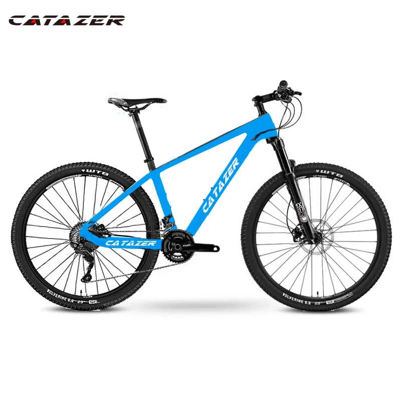 УГЛЕРОДНЫЙ горный велосипед Catazer 17/19/21 дюйм рама из углеродного волокна 29er колес 20