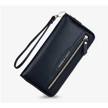 Senhora carteira feminina 2021 quente multi função de couro longo carteira multi cartão segurando zíper moned saco embreagem bolsa feminina
