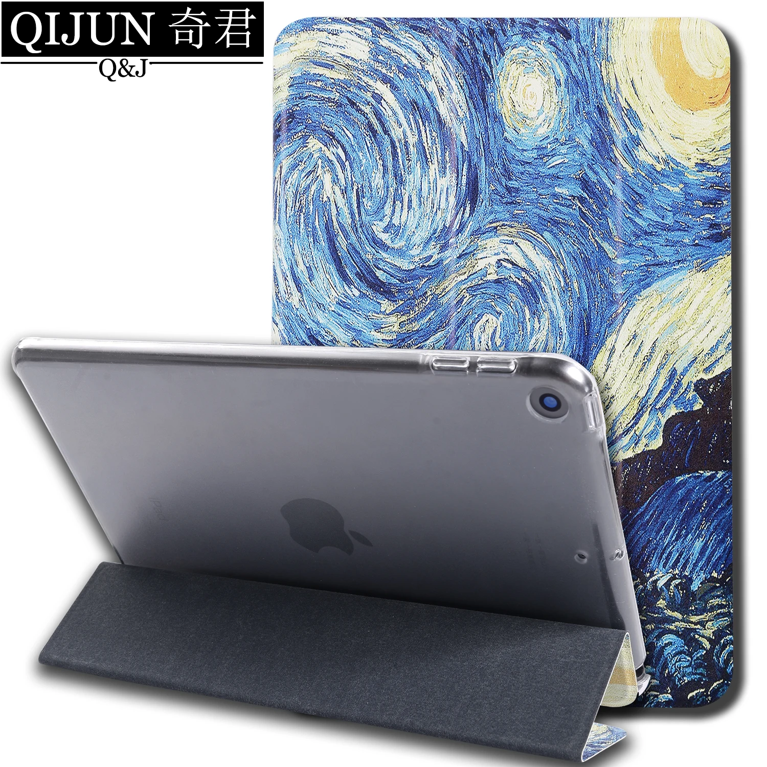 

tablet flip case for Apple ipad mini 2019 7.9" painting Smart wake Sleep fundas fold Stand cover capa card for mini5 A2133 A2124