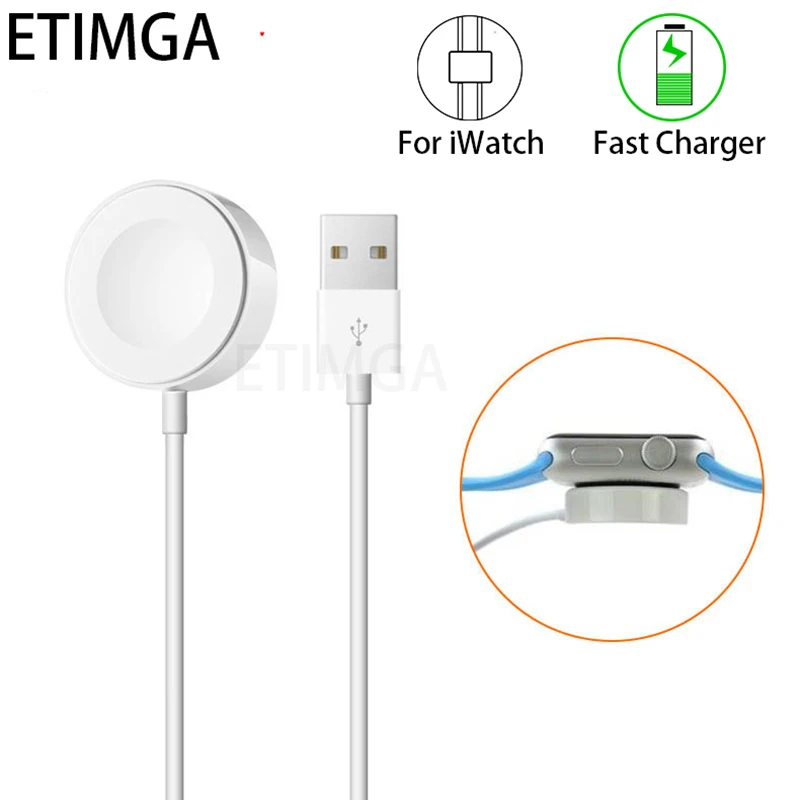 

For Apple watch Charger 4 3 2 1 Magnetic Wireless Charger Dock For Apple Watch Series 5 iwatch Charging Smart USB Cable Charger
