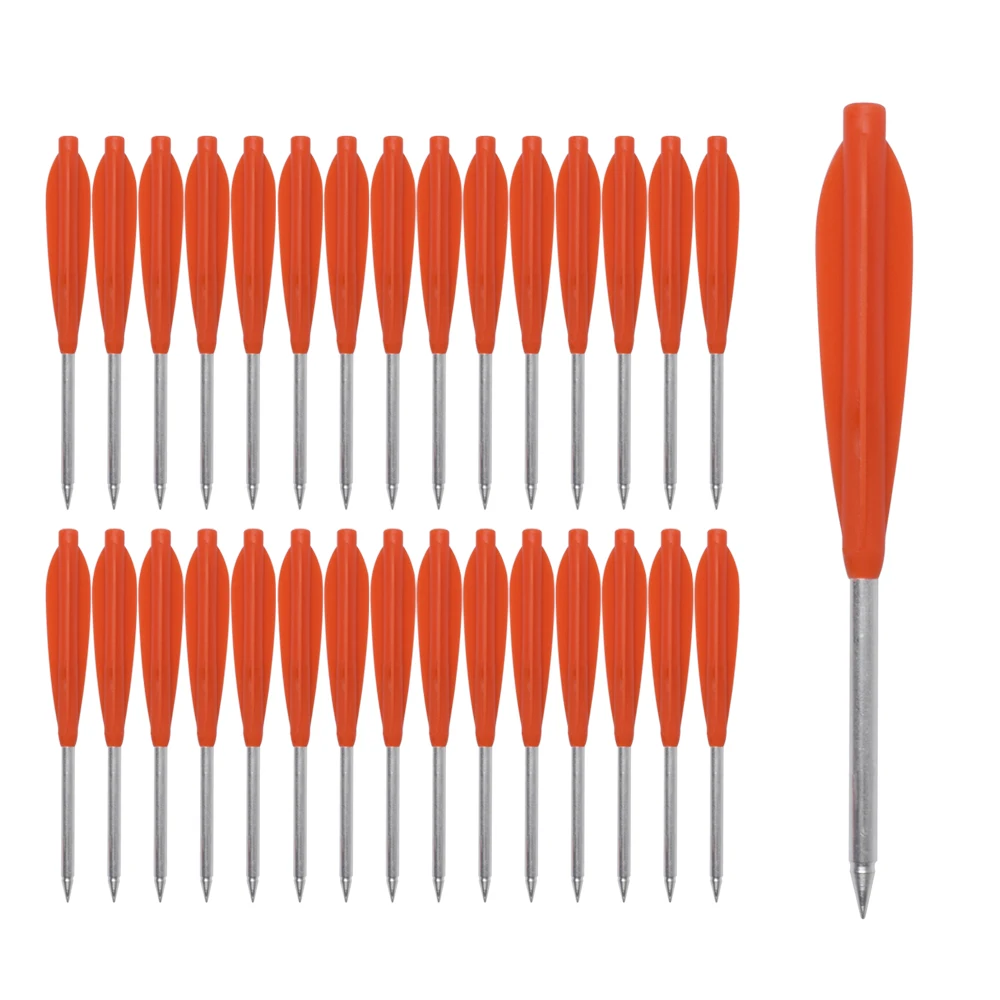 

20 Pcs 5.5 Inch Aluminum Point Plastic Crossbow Bolts For Shooting 50Lbs-80 Lbs Hunting Arrows