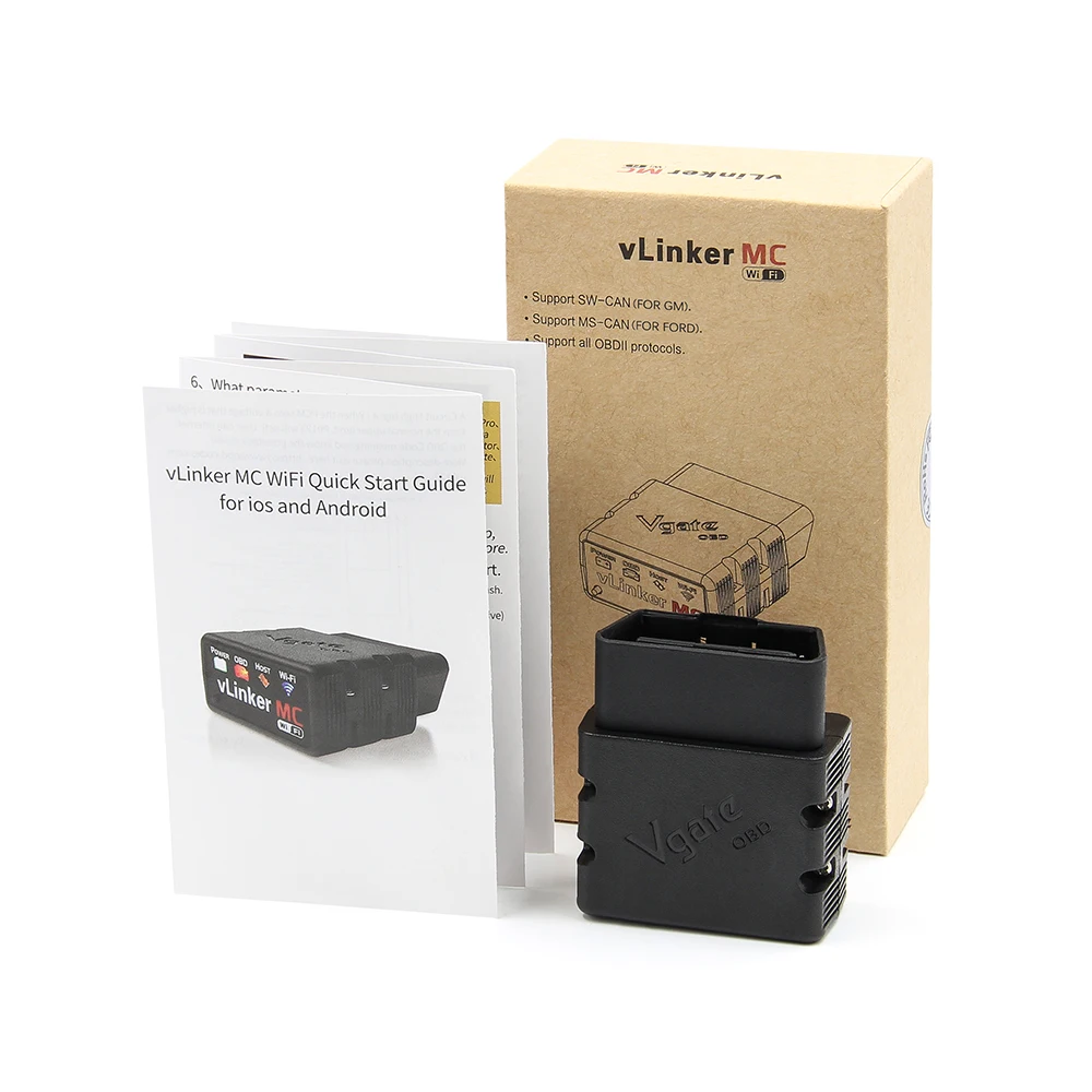 Vgate vLinker MC+ ELM327 V2.2 Bluetooth 4.0 WIFI OBD2 Scanner ELM 327 V2.2 OBD OBD2 Car Diagnostic Auto Tool PK OBDLINK iCar Pro