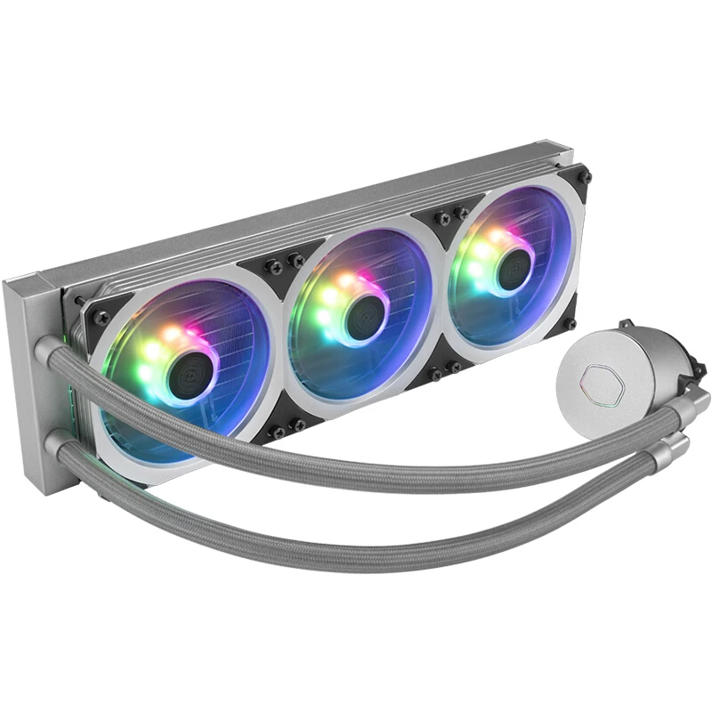 Кулер Master P360 cpu кулер для воды 120 мм ARGB адресуемый вентилятор для Intel 775 115x2011 2066 AMD AM4 AM3 TR4 cpu жидкостное охлаждение